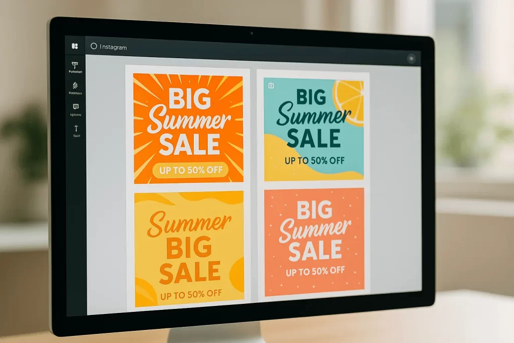 Post para Instagram criado por IA generativa