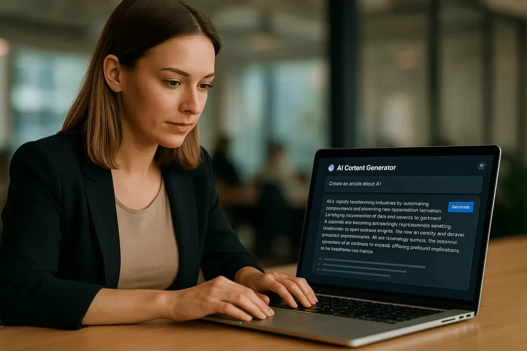 Interface de ChatGPT criando roteiro de vídeo