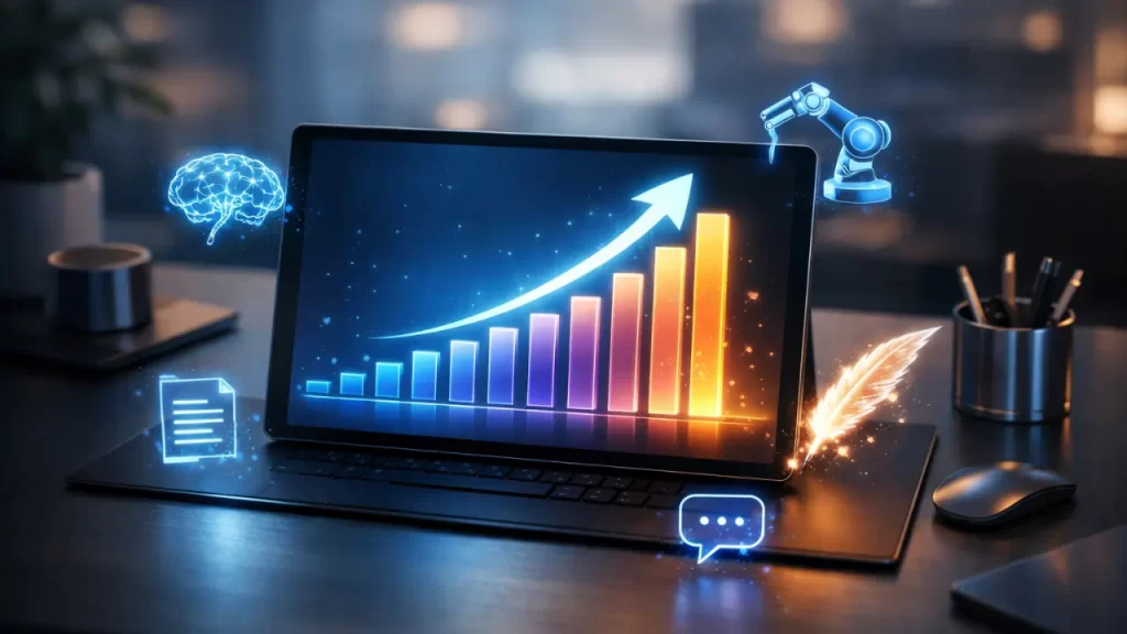 Melhores ferramentas de IA para automação de conteúdo pago e marketing digital em 2026