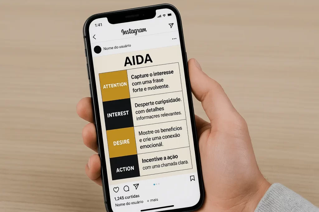 Carrossel de Instagram com copywriting persuasiva