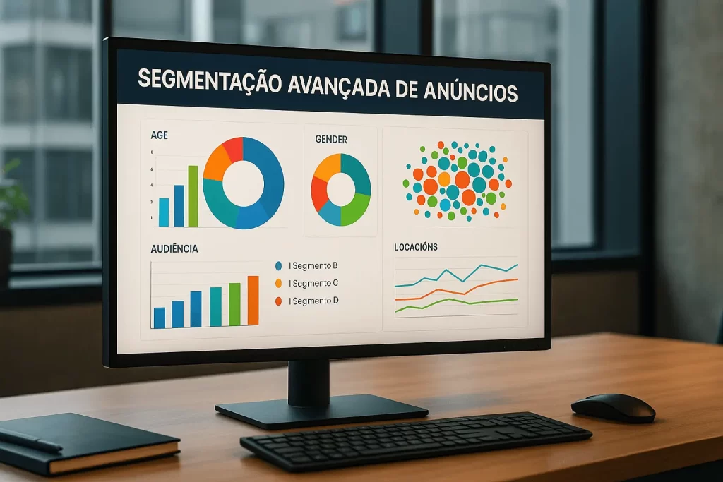 Dashboard de segmentação de tráfego pago com inteligência artificial.